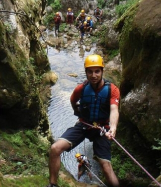  Abseilen in der Calabozo-Schlucht 